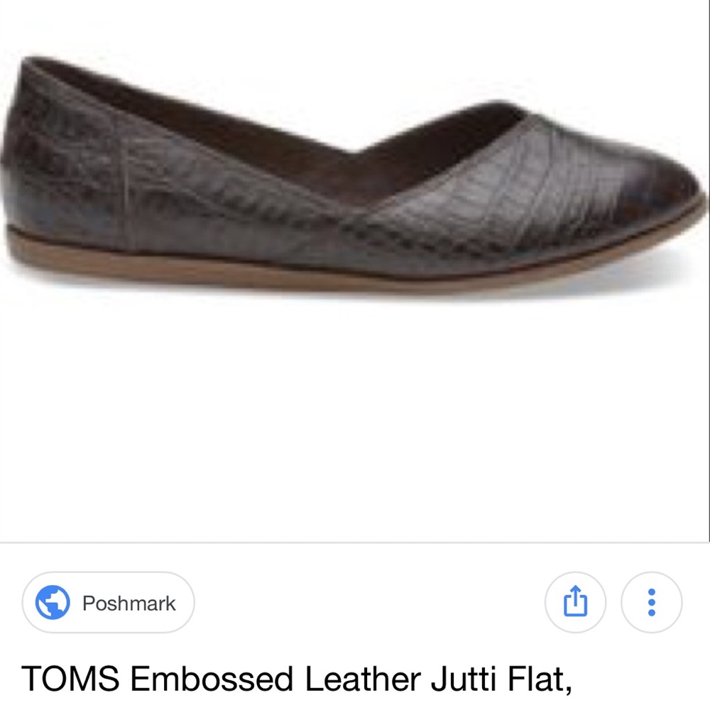 EUC Toms Jutti Flats, size 7.5